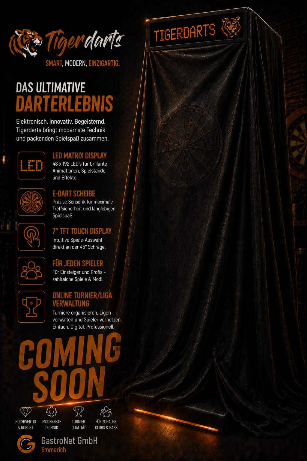 Ankundigung Tiger Darts